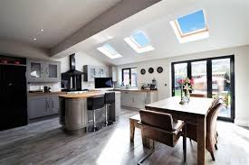 open plan kitchen living room