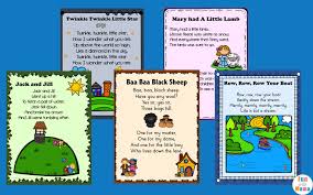 nursery rhymes printables posters fun with mama