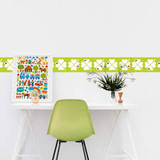 Wandtattoo Bygraziela Bordure Kleeblatt Grun Wall Art De Haus Deko Dekor Fototapete