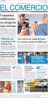 Independiente se mueve a paraguay. Newspaper El Comercio Ecuador Newspapers In Ecuador Friday S Edition January 3 Of 2020 Kiosko Net