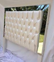 Avery adjustable white faux leather king headboard. White Faux Leather Tufted Headboard Upholstered Headboard With Mirrors Headboard With Mirrors Faux Leather Tufted Headboard Bright White In 2021 Mirror Headboard Headboards For Beds Upholstered Headboard