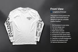 Easily make a long sleeve shirt mockup! Long Sleeve T Shirt Mockup Studio Innate Exclusive Download