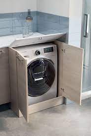 To Grant Easier Access To The Washing Machine Detergent Dispenser You Can Order The Open Disposizione Bagno Piccolo Lavanderia Bagno Arredamento Piccolo Bagno