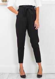 Une coupe intemporelle, un molleton doux et agréable, pour un pantalon au rapport qualité/prix parfait… vous souhaitez recevoir une alerte pour : Pantalons Carotte Avec Noeud Papillon Taille Elastiques Occasionnel Femme Noir Pantalon Bas