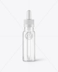 Clear Glass Dropper Bottle Mockup In Bottle Mockups On Yellow Images Object Mockups