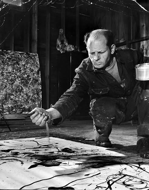 Work by Jackson Pollock