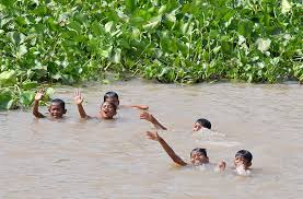 Mekong River (Cambodia) - Kids swimming and having a great… | Flickr