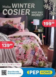 Include salt and pepper shakers in your next table setting. Pep Home Bedding Catalogue