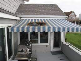 Have A Damaged Awning We Can Recover The Damaged Fabric On Your Retractable Or Stationary Awnings Saving You Tons Of Home Estimate Awning Retractable