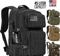 45L Large Military Tactical Backpack Army Molle Bag Rucksack 3 Day Assault  Pack | eBay