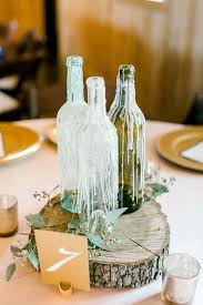 Summer Diy Wedding Decor Dripping Glass Bottle Wedding Centerpiece Diy Wedding Reception Decorations Wedding Bottles Wedding Reception Table Decorations