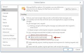 Select the view full settings link at the bottom of the. How To Block Tracking Read Receipt In Outlook Emails