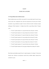 Contoh bab 4 projek tahun akhir. 2