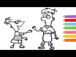 Fineas Forb Nasil Cizilir Cocuklar Icin Fineas Forb Boyama Ve Cizimi Youtube Drawing For Kids Colorful Art Drawings