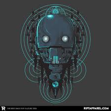 K 2so Artsy Renegade By Cappo Purchase This Tee For 13 At Ript Apparel Only Available For 2 Star Wars Fan Art Star Wars Poster Art Star Wars Art