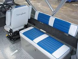 This makes them a good choice for smaller watercrafts that are faster and more efficient with less overall. Long Storage Box With Springride Seat Boat Seats Power Boats Boat Restoration