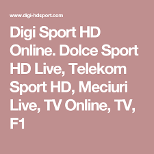 Water is not an organism. Digi Sport Hd Online Dolce Sport Hd Live Telekom Sport Hd Meciuri Live Tv Online Tv F1 Tv Dolce Sports