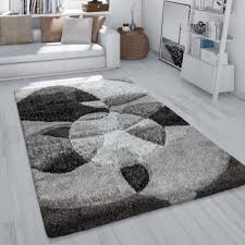 Edler teppich shaggy hochflor einfarbig flauschig glänzend in weiß. Hochflor Teppich Wohnzimmer Flauschig Abstrakt Teppich De
