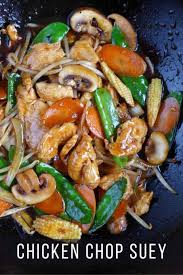 Chicken Chop Suey With An Easy Stir Fry Sauce Recipe Chop Suey Easy Chinese Recipes Poultry Recipes