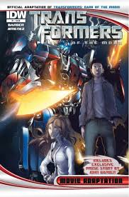 The target audience for transformers: Transformers 3 Movie Adaptation Dark Of The Moon 1 Idw Publishing
