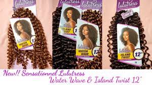 Vera losa™ 8a full lace wigs. New Sensationnel Lulutress Waterwave And Island Twist 12in Crochet Braids Lynnskinkykreations Youtube