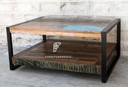 River coffee table small vintage furniture rustic solid teak mango wood side end round crushed glass resin industrial retro style large legs. Resort Furniture Vintage Coffee Table In Reclaimed Wood Hotel Furniture Coffee Table Bar Table Cafe Tables Restaurant Dining Table Hotel Table Hotel Table And Chairs Hotel Dining Table And