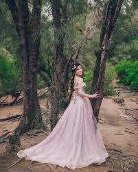 薰衣草紫漸層落袖晚禮服 森林 暖 仙氣女神 編髮造型 自助婚紗 自助婚紗推薦 單租婚紗 婚紗工作室 台南婚紗工作室 婚紗工作室推薦