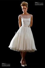 Tea Length Knee Length Wedding Dress Tea Length Wedding Dress Vintage Tea Length Dresses