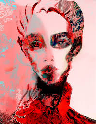 Expressive Portrait Mixed Media