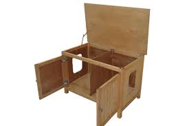 You get to consider many factors and make sure that whatever you'd pick would make your pets feel utterly comfortable in doing their business. Double Sided Divided Odor Free Hand Made In Usa Wood Cat Litt Aftcra