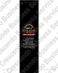 2011 FIVE STAR Wealth Managers