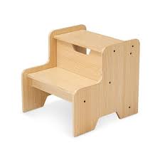 Also for use in homes with high closet space or a closet with high clothing hang rails. Melissa Doug Wooden Step Stool Natural Target