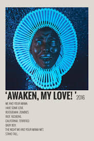 Shop for childish gambino wall art from the world's greatest living artists. Awaken My Love By Maja Minimalist Music Music Poster Music Poster Ideas