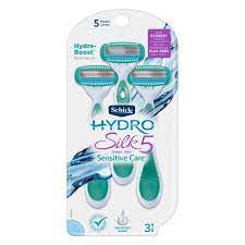 Hydrates even after you shave! Schick Hydro Silk 5 Women S Disposable Razors 3ct Target