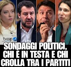 Sondaggi politici, chi è in testa e chi crolla tra i partiti ⤵️⤵️