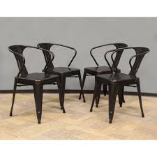 Light wear consistent with age and use, slight damage to one of the chairs. Amerihome Black Metal Dining Chair Set Of 4 801293 The Home Depot