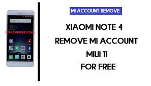 اهلا بكم في ايزي فرموير. Redmi Note 4 Mi Account Remove Miui 11 For Free Frp Bypass Files