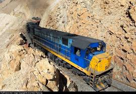 Spectacular Train Route To Copper Mines In The Andes Train Route Train Blue Train