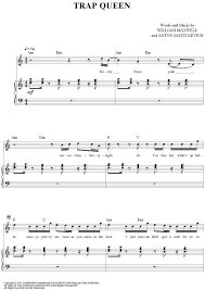 Birdy Skinny Love Chords Piano Trap Queen Sheet Music By Fetty Wap From Onlinesheetmusic Com Muziek Piano