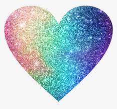 Looking for the best wallpapers? Image Heart Rainbow Glitter Color Glitter Rainbow Heart Background Hd Png Download Transparent Png Image Pngitem