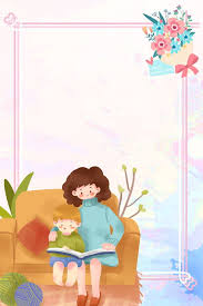 يوم الأم الدافئ خلفية الأسرة دافئة عيد الأم anime mother s day art