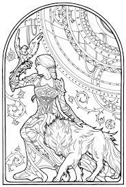 Free, printable coloring pages for adults that are not only fun but extremely relaxing. 20 Free Printable Adult Fantasy Coloring Pages Everfreecoloring Com