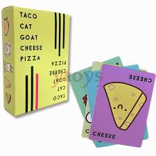 Choosing a selection results in a full page refresh. Taco Cat Goat Cheese Pizza Card Game Laugh And Learn