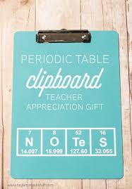 Periodic Table Clipboard Science Teacher Gifts Easy Teacher Gifts Teacher Appreciation