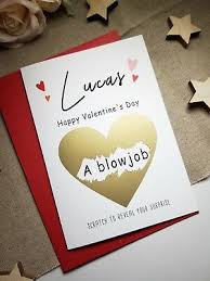 Our miniature cards are created exclusively by our global community of independent artists every year. Funny Valentines Card For Boyfriend Husband Girlfriend Custom Personalised Fl28 Ebay