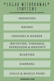 Sugar Detox Withdrawal Symptoms And 15 Ways Overcome Them Sugar Withdrawal Symptoms Sugar Detox Withdrawal Symptoms