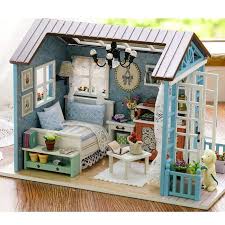 Miniature Doll House Cabin Diy Build It Yourself Dollhouse Miniatures Diy Diy Dollhouse Cute Small Houses