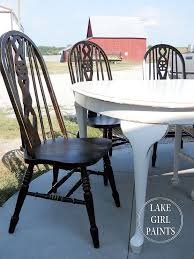 Spray Painting Farmhouse Furniture Refinished Chairs Farmhouse Furniture Patio Furniture Makeover