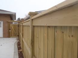 Cedar fence posts, though, aren't as durable against soil as ptp is. Wood Fences Wooden Fences Pressure Treated Cedar Fencing Windsor On Decks And Fences By Ryan Windsor Ontario Free Estimates