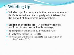 Entry to malaysia for british nationals is prohibited. Winding Up Of Companies Ppt Video Online Download